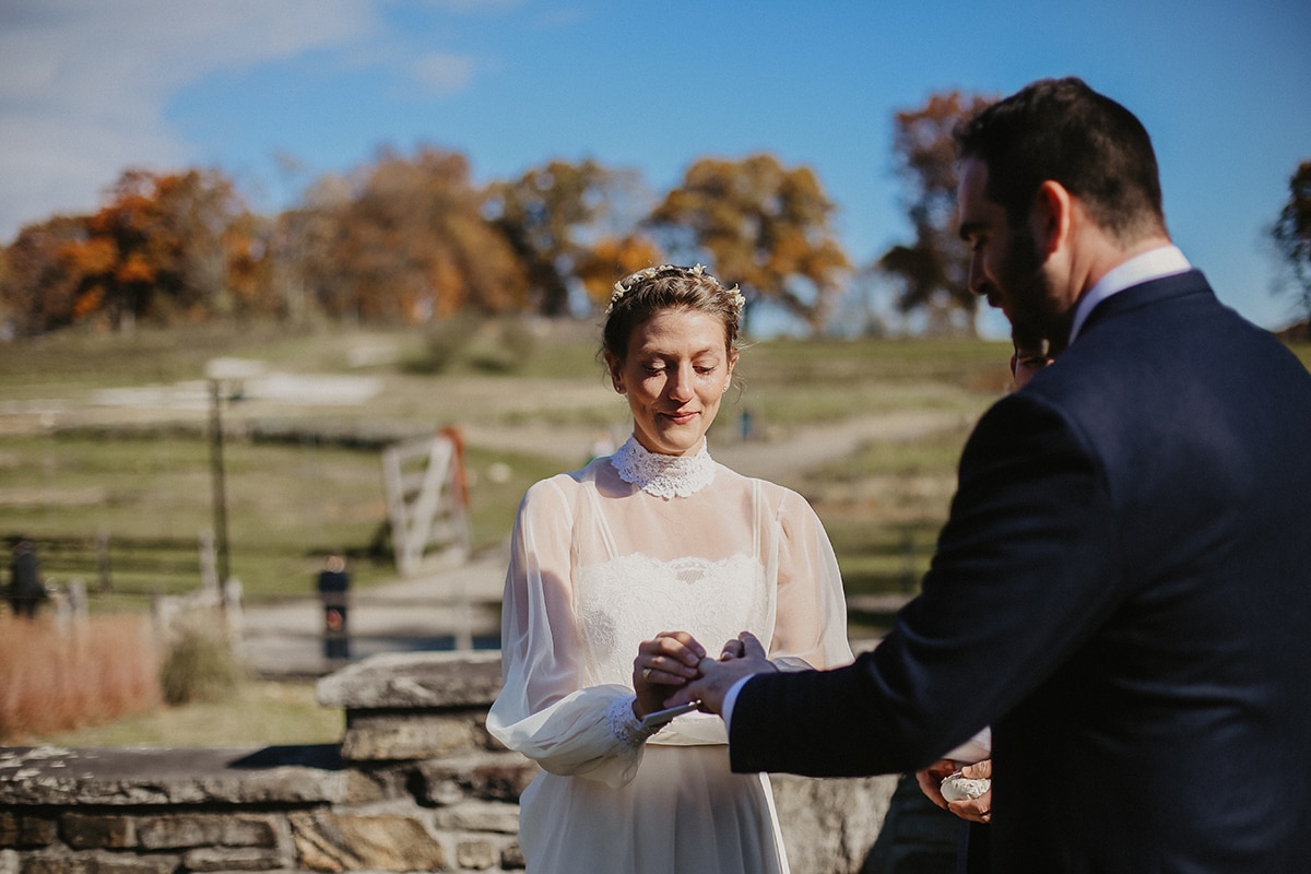 fall wedding at bluehill at stonebarn