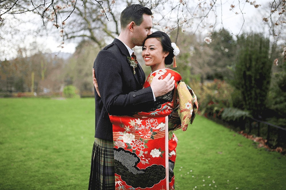 Japanese wedding in Edinburgh