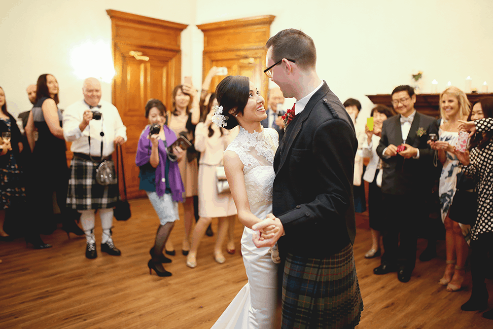 Japanese Scottish wedding Edinburgh