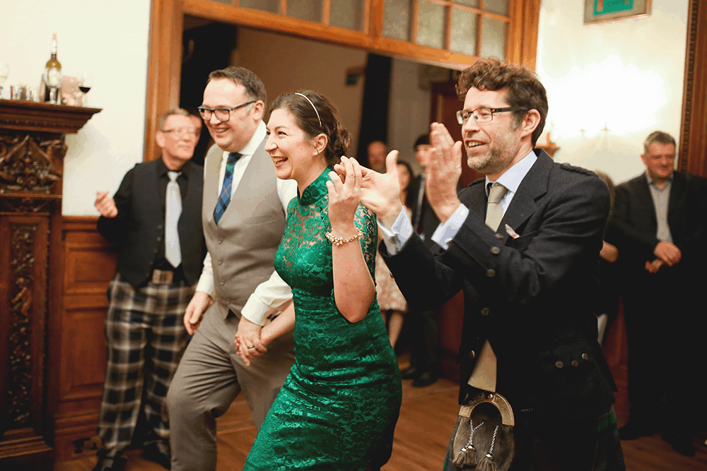 Ceilidh dance Edinburgh wedding