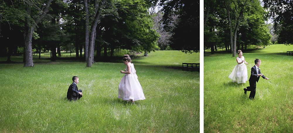 Bride and groom portraits in Battlefield State Park Monmouth