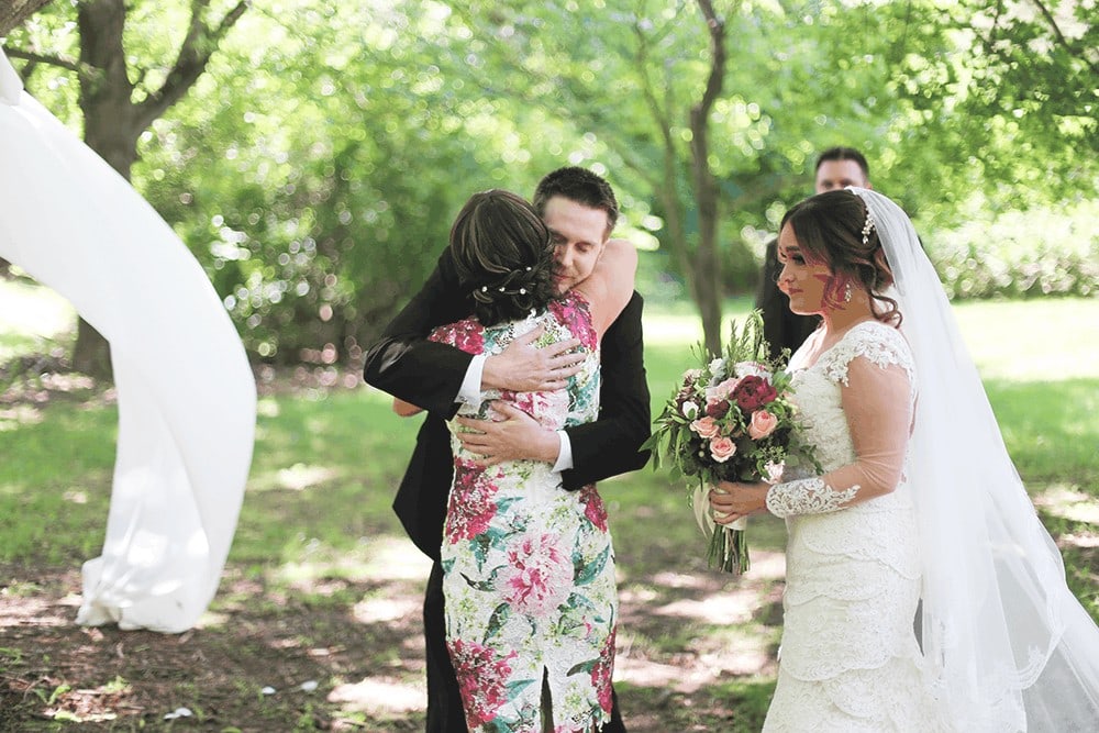 Monmouth Battlefied State Park wedding ceremony