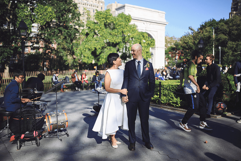 bridal portraits in the west village