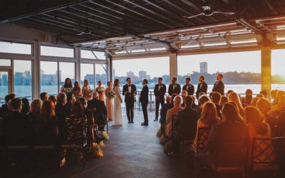 A FALL WEDDING AT SUNSET TERRACE AT CHELSEA PIERS
