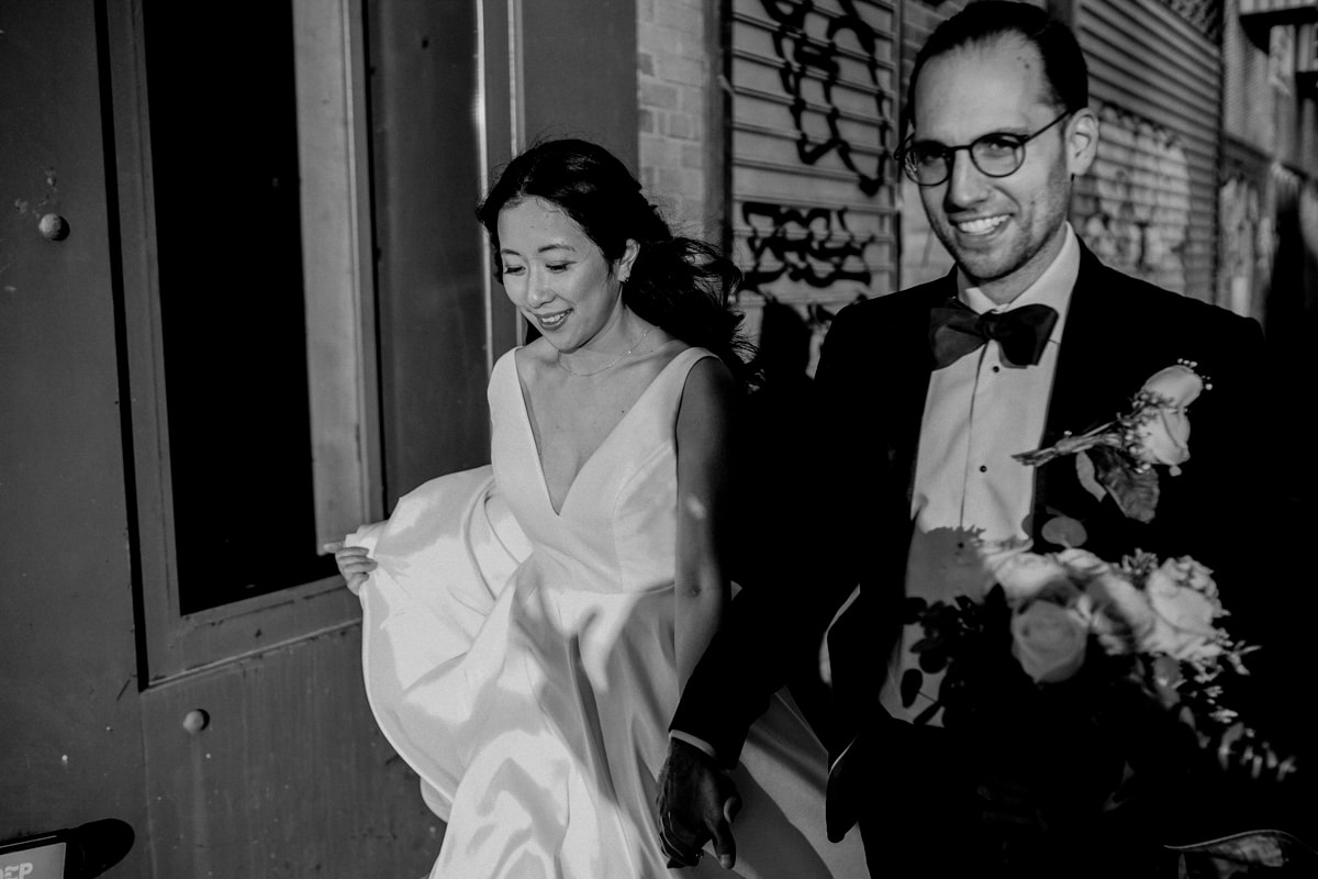 micro wedding in Brooklyn with a Zoom ceremony