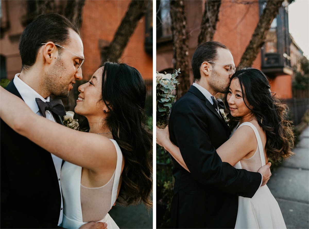 micro wedding in Brooklyn with a Zoom ceremony