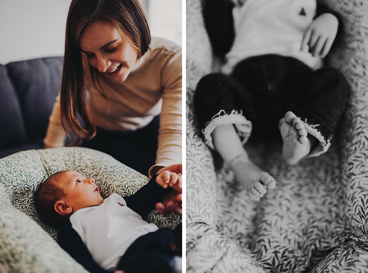 newborn photo session at home in brooklyn